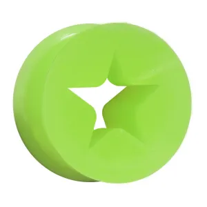 0 Gauge Green Star Silicone Flexible Tunnel
