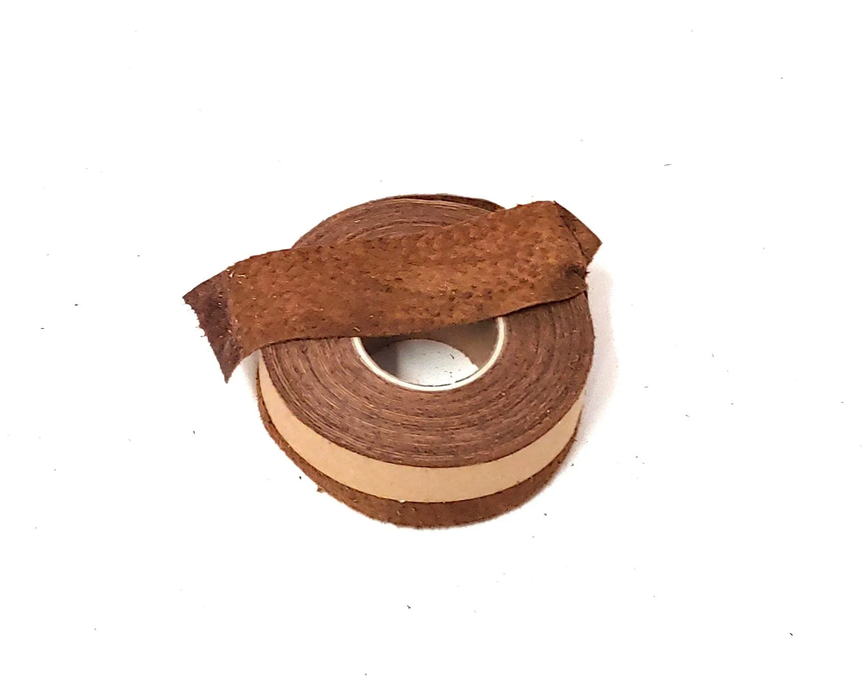 1-1/4" Flat Nut Brown Pig Suede Binding (8 yds) 1250NP4 - edge binding; trim tape brown; nut; hazelnut; reddish brown