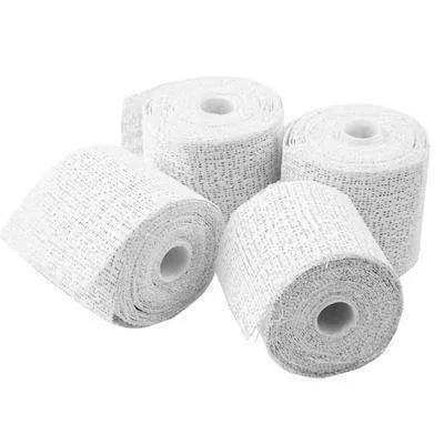 10m Plaster Bandage 5cm Wide 4 Rolls Moulding Modelling Flexible Craft