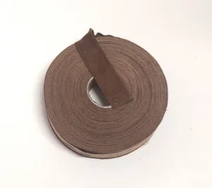1" Flat Nut Split Pig Binding (5 yds) 1000NP4 - edge binding; trim tape brown; nut; hazelnut