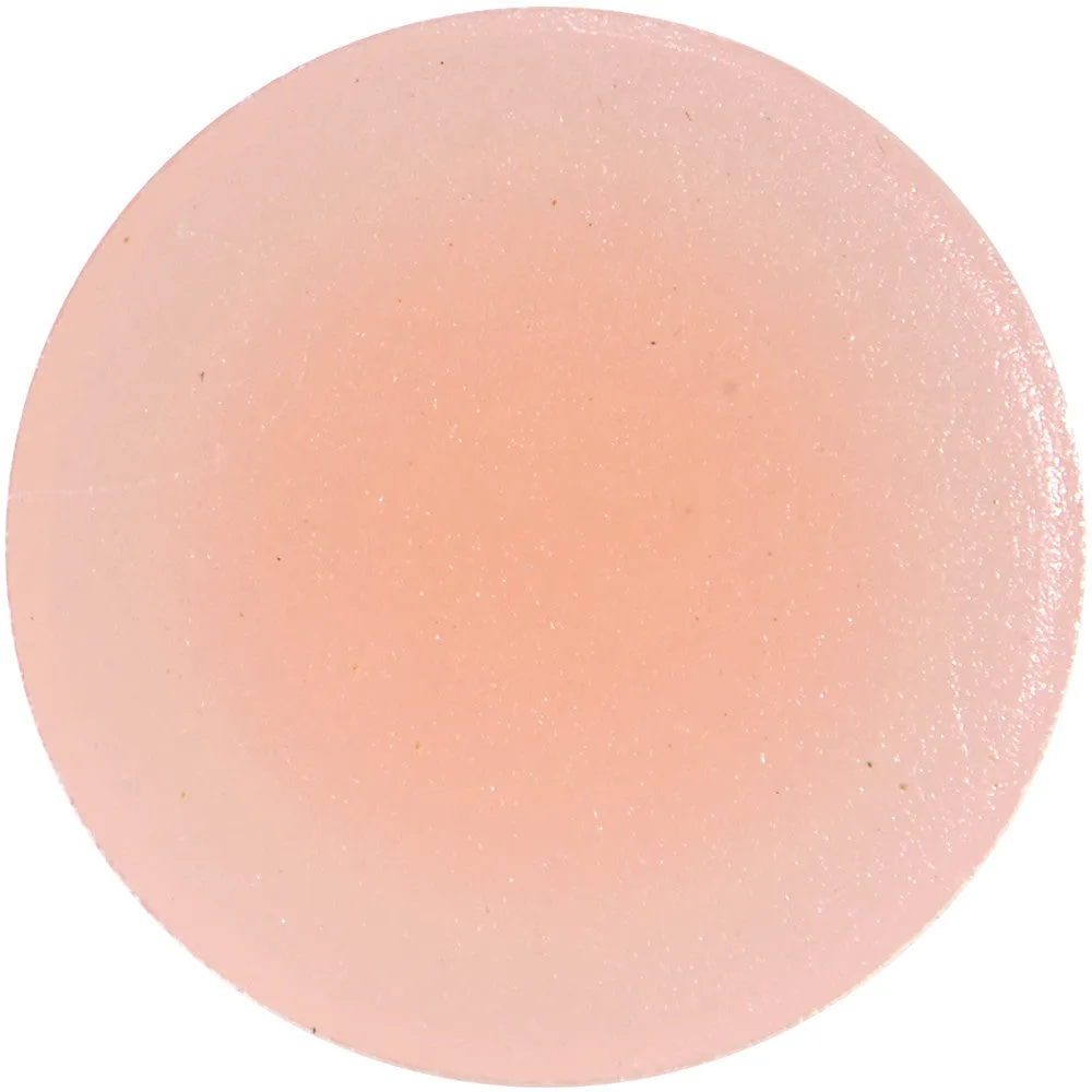 2 Gauge Light Flesh Tone Silicone Double Flare Plug Set