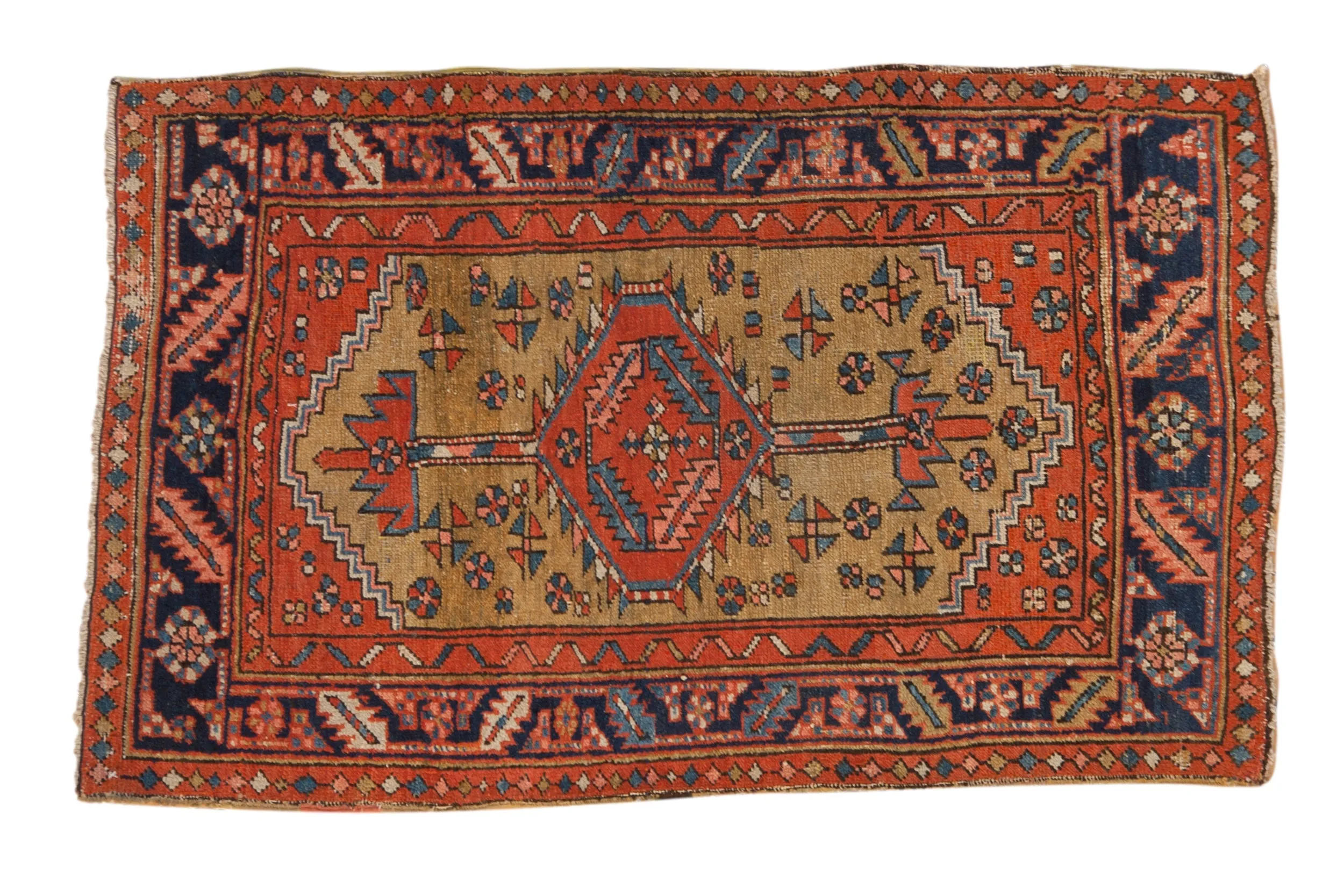 2.5x4.5 Antique Heriz Rug