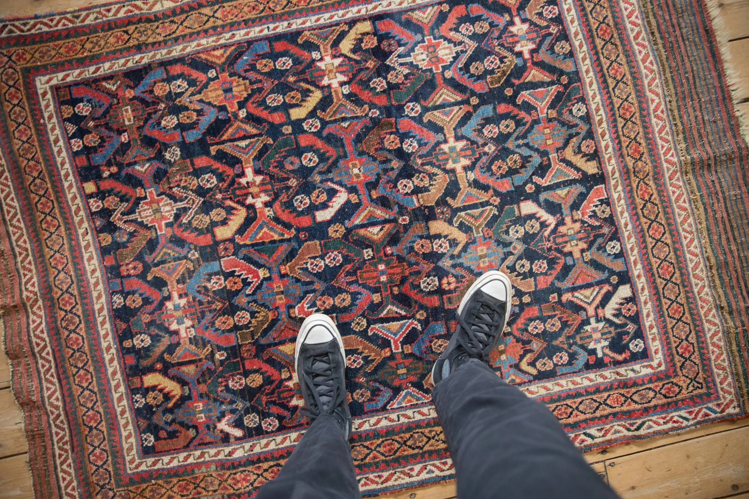 4x5.5 Antique Afshar Rug