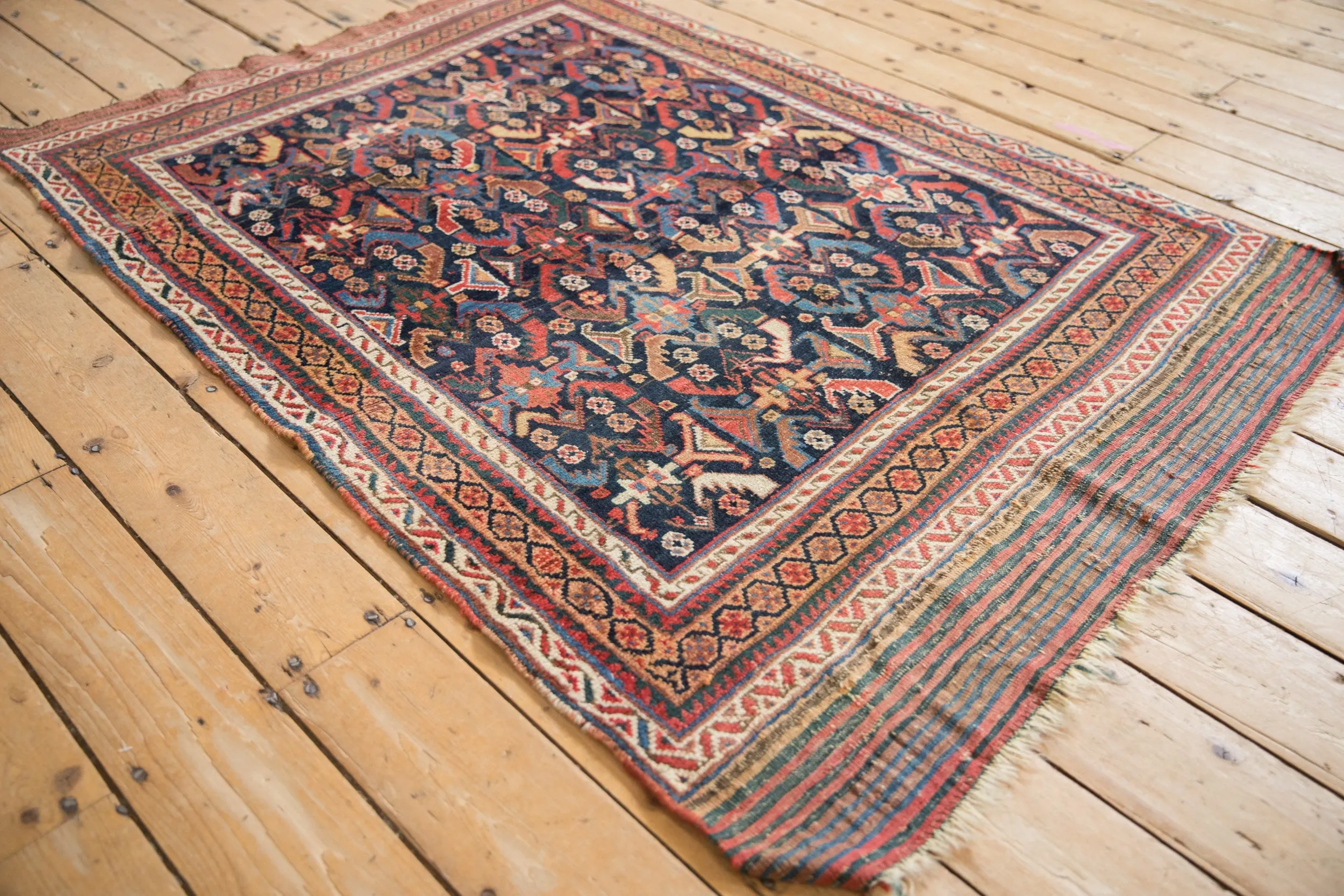 4x5.5 Antique Afshar Rug