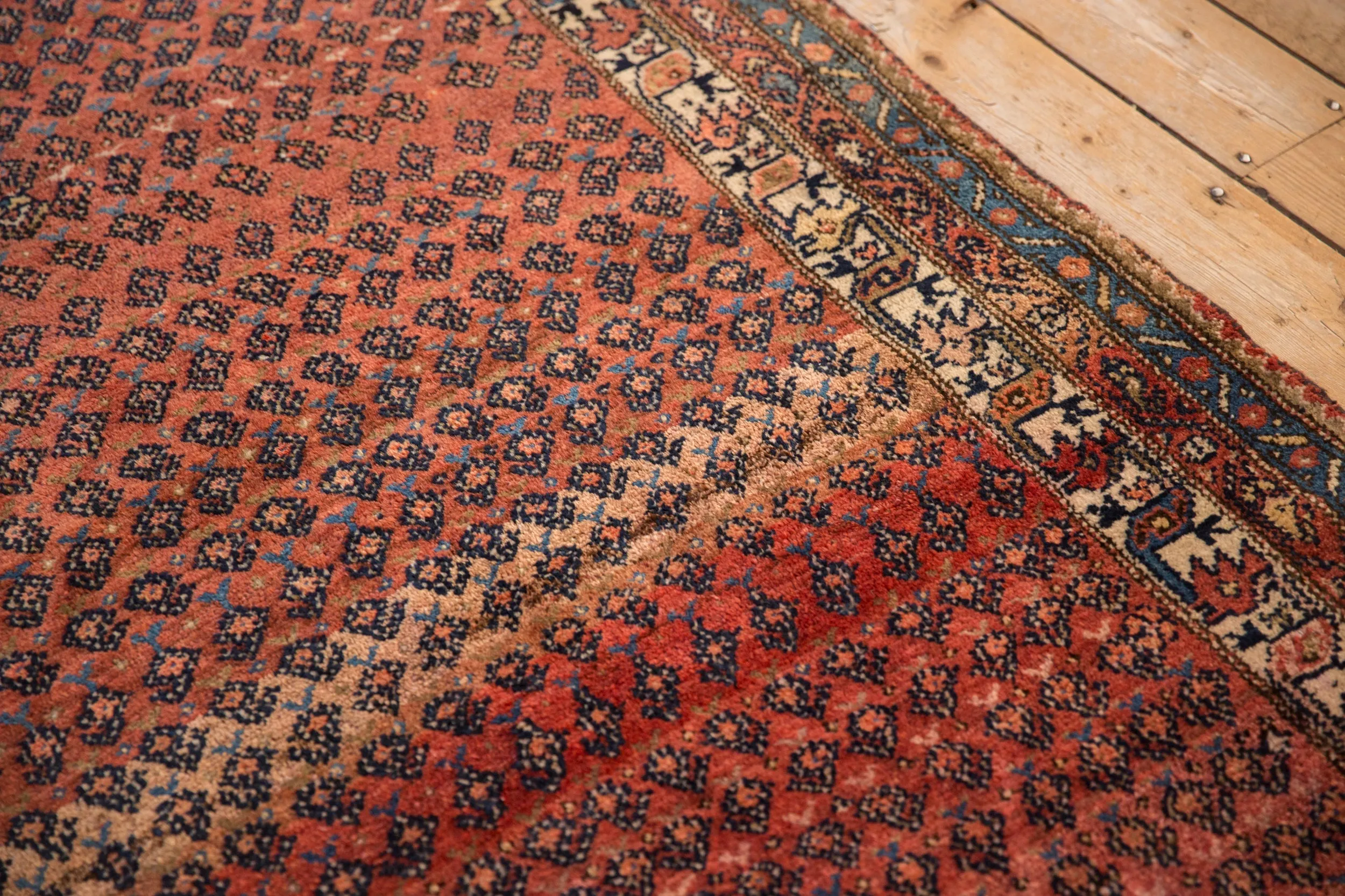 4x7.5 Antique Kurdish Hamadan Rug