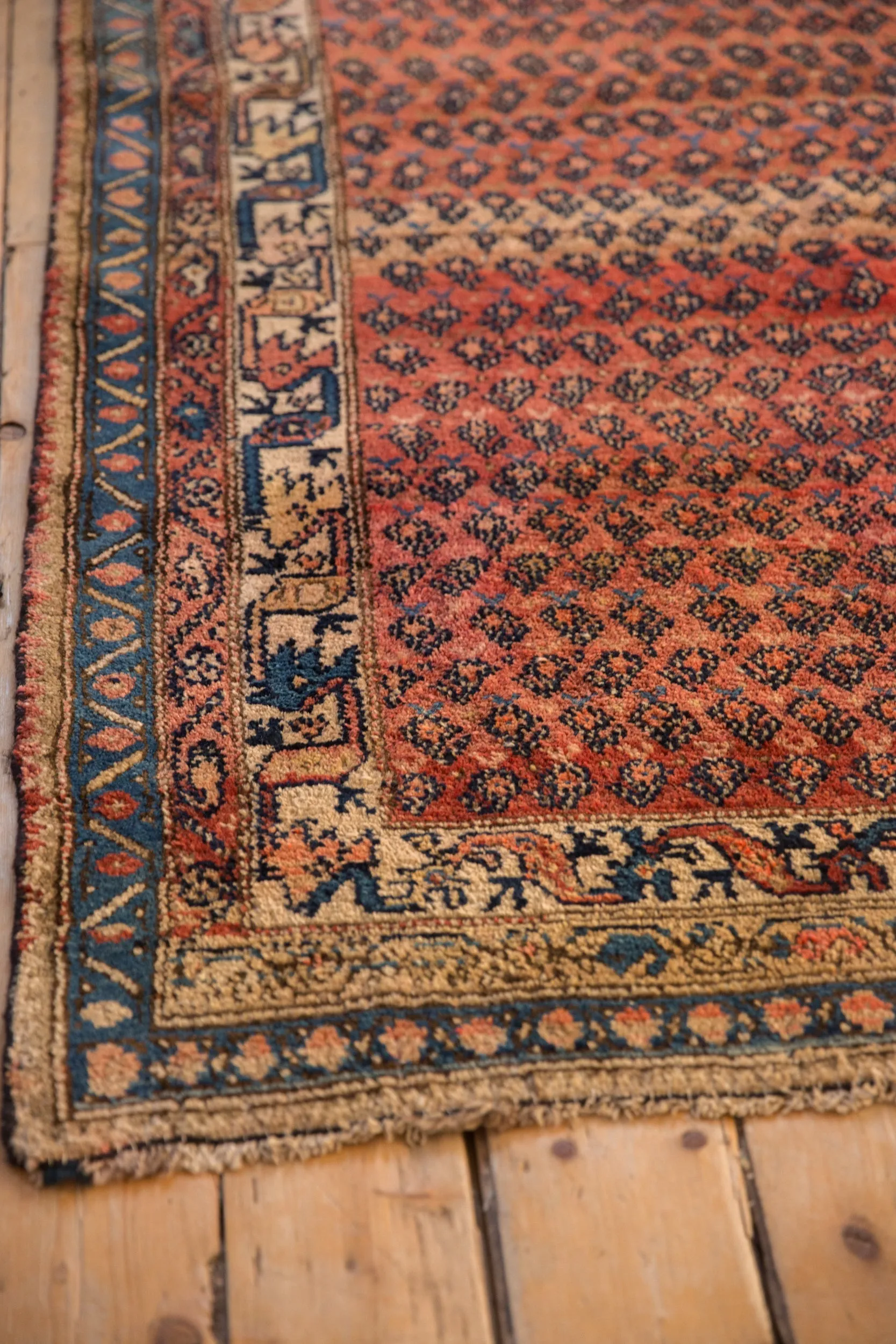 4x7.5 Antique Kurdish Hamadan Rug