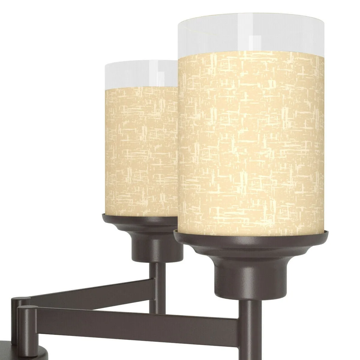 5 Light Farmhouse Espresso Pendant Chandelier