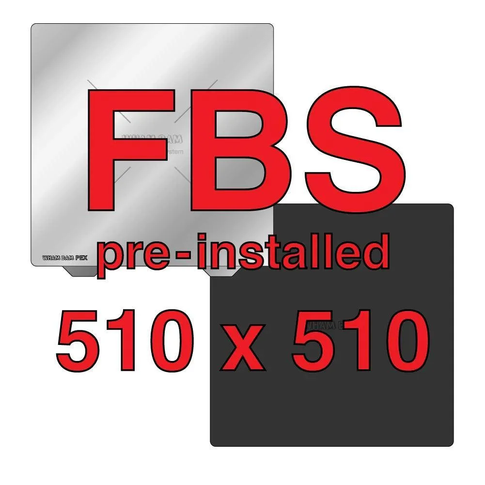 510 x 510 - Flexible Build System - Fits: Creality CR-10 S5