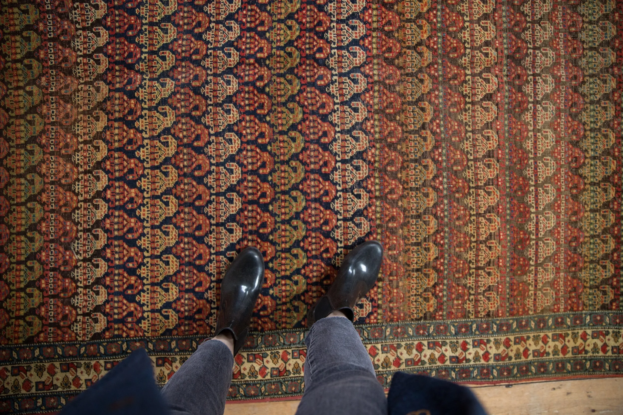5.5x9 Antique Fine Bijar Carpet