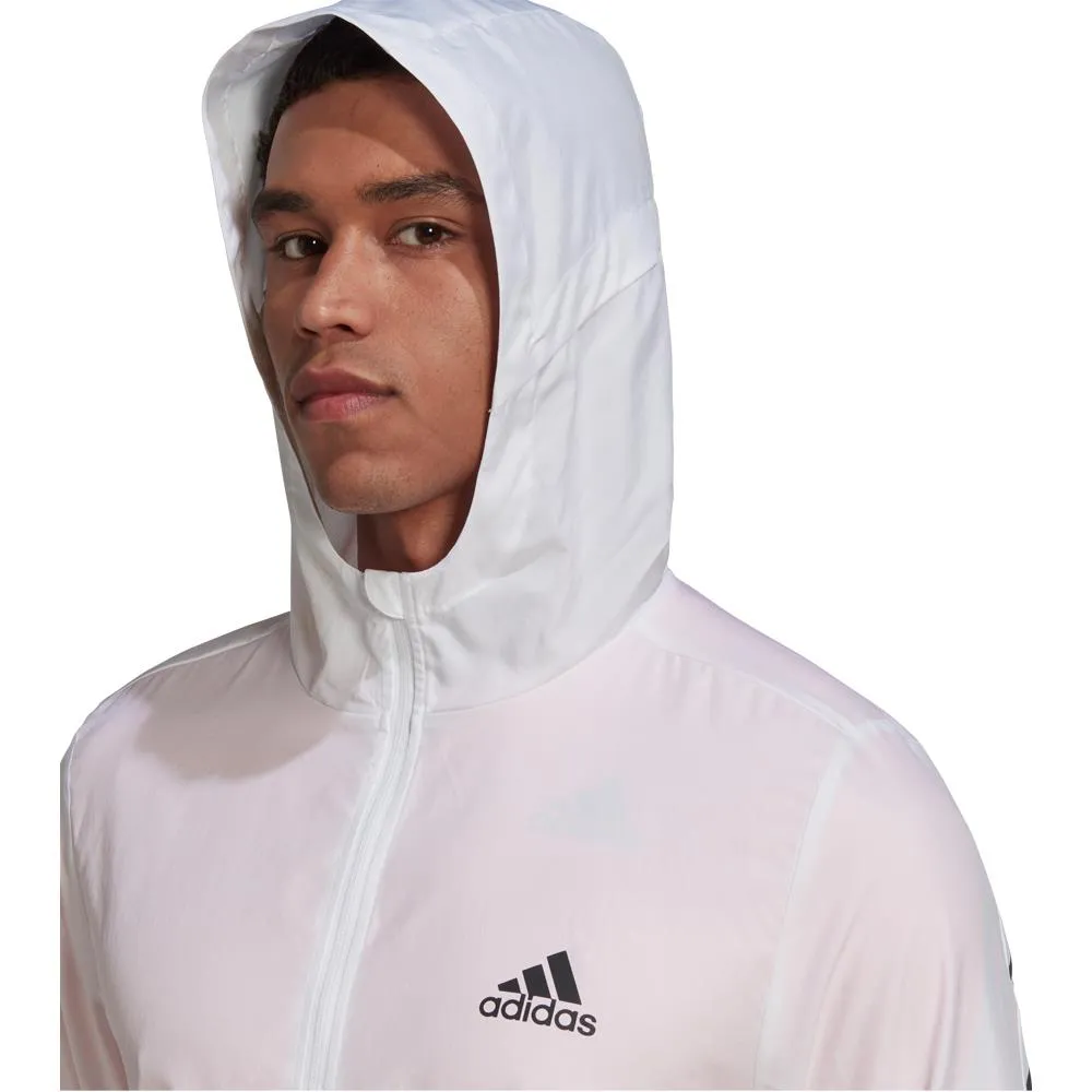 adidas Run Icons 3-Stripes Jacket - White