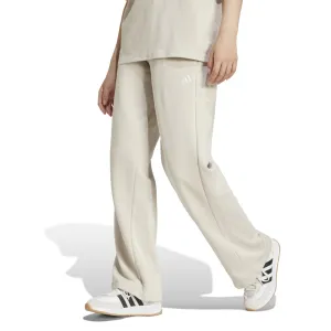 Adidas Womens Small Logo Feel Cozy Open-Hem Pants