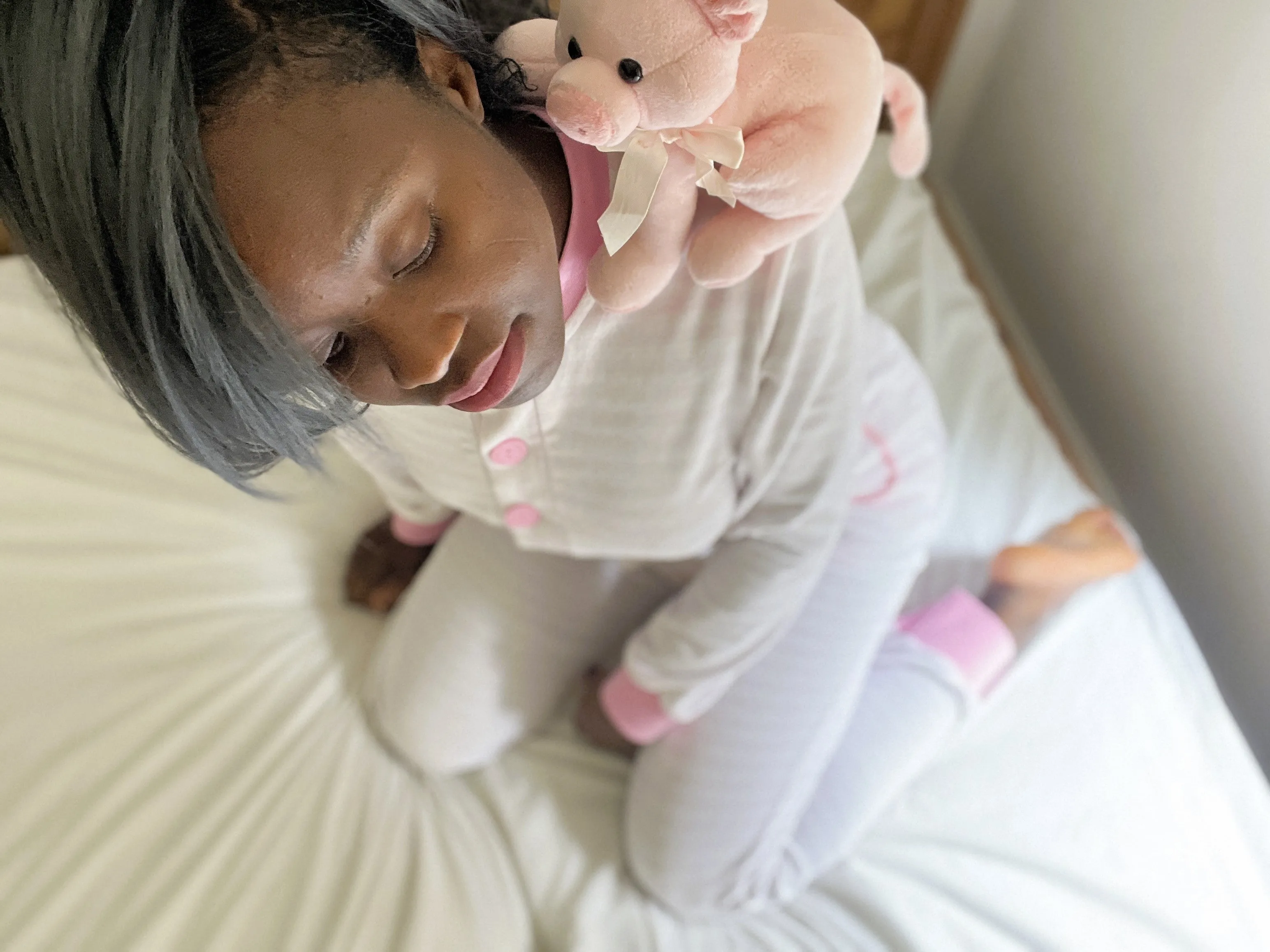 ADULT BABY ONESIE VELOUR KITTY