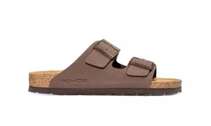 'Alba' women's slide sandal - brown