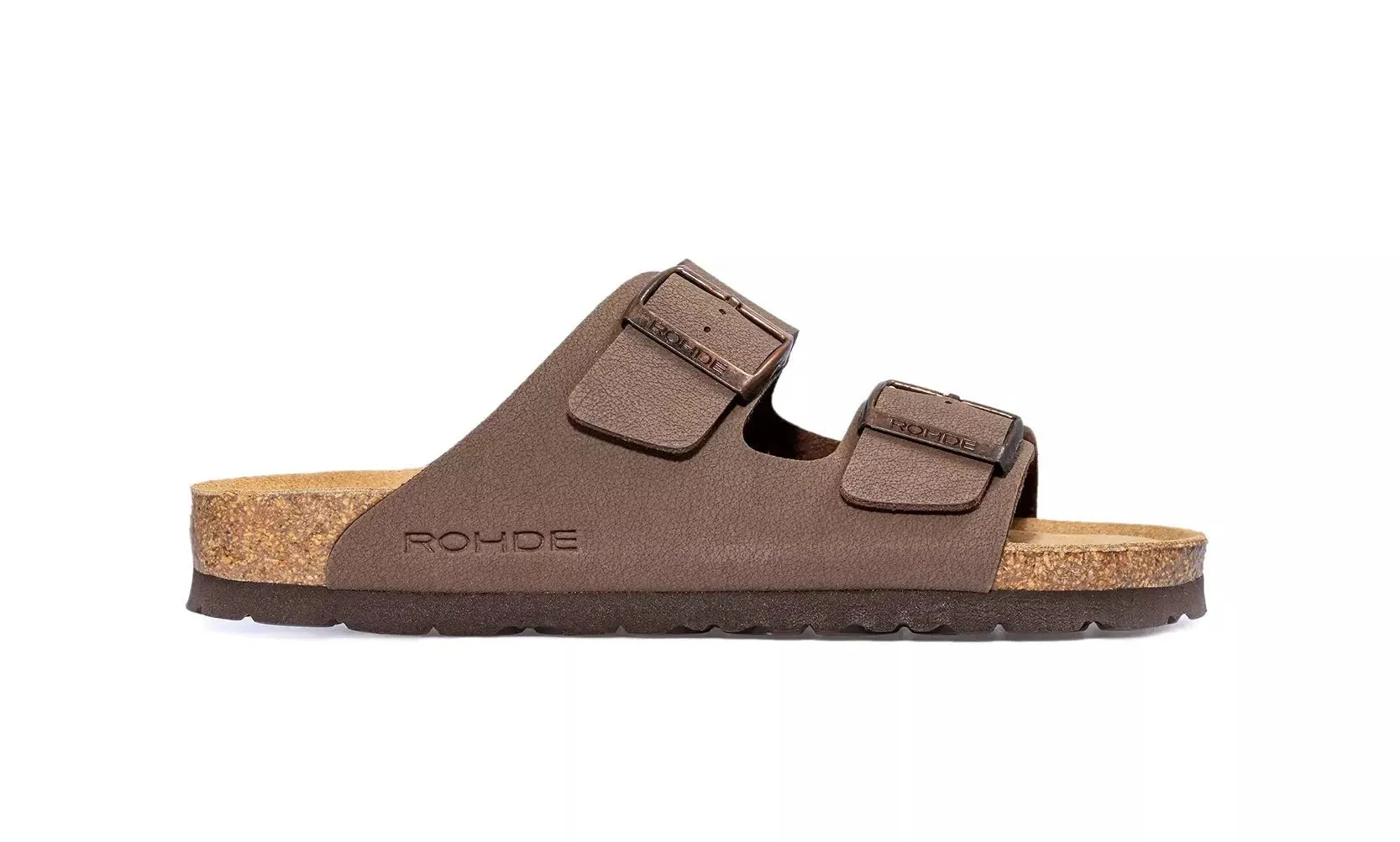 'Alba' women's slide sandal - brown