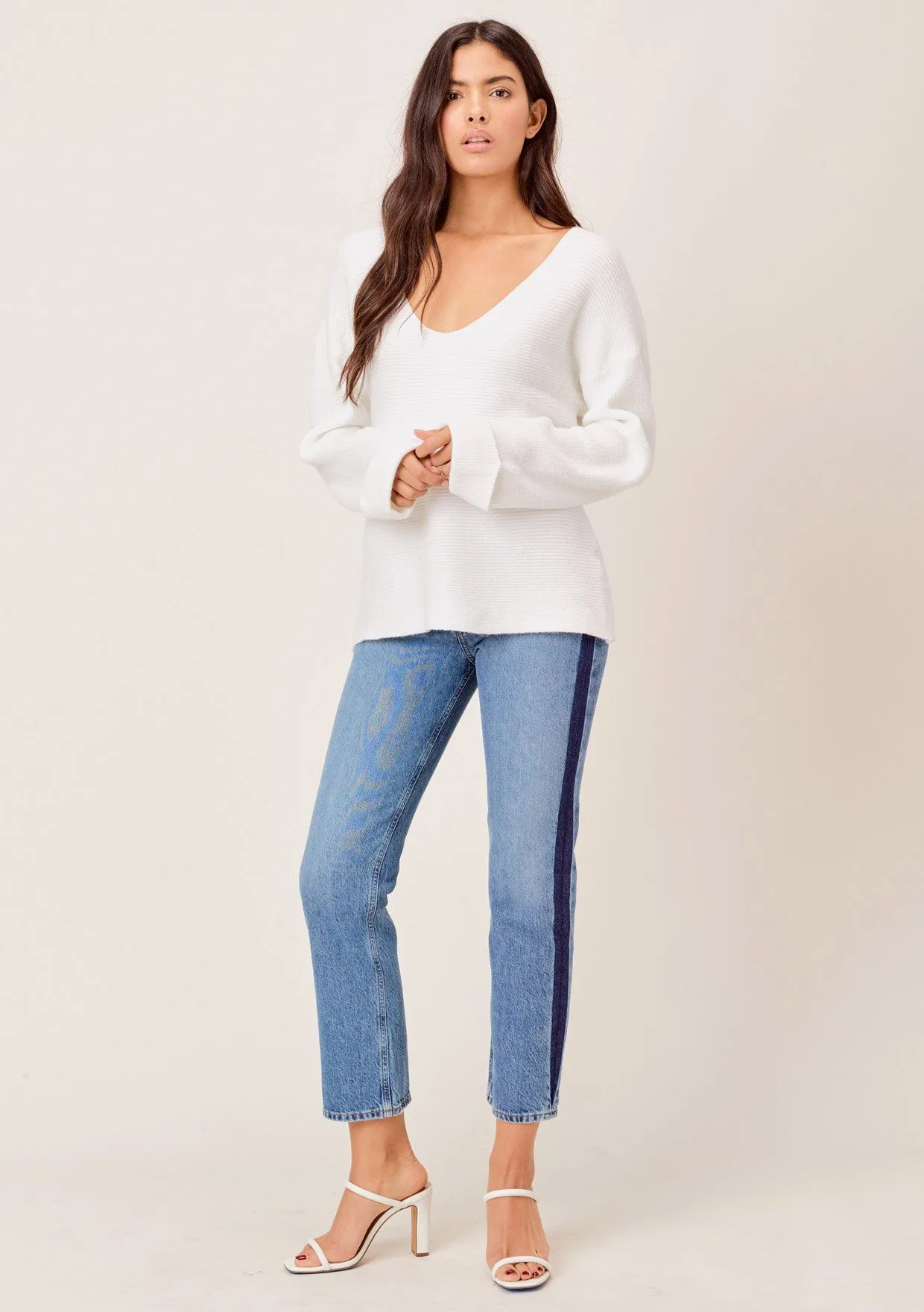 Amaris Slouchy Ribbed Sweater