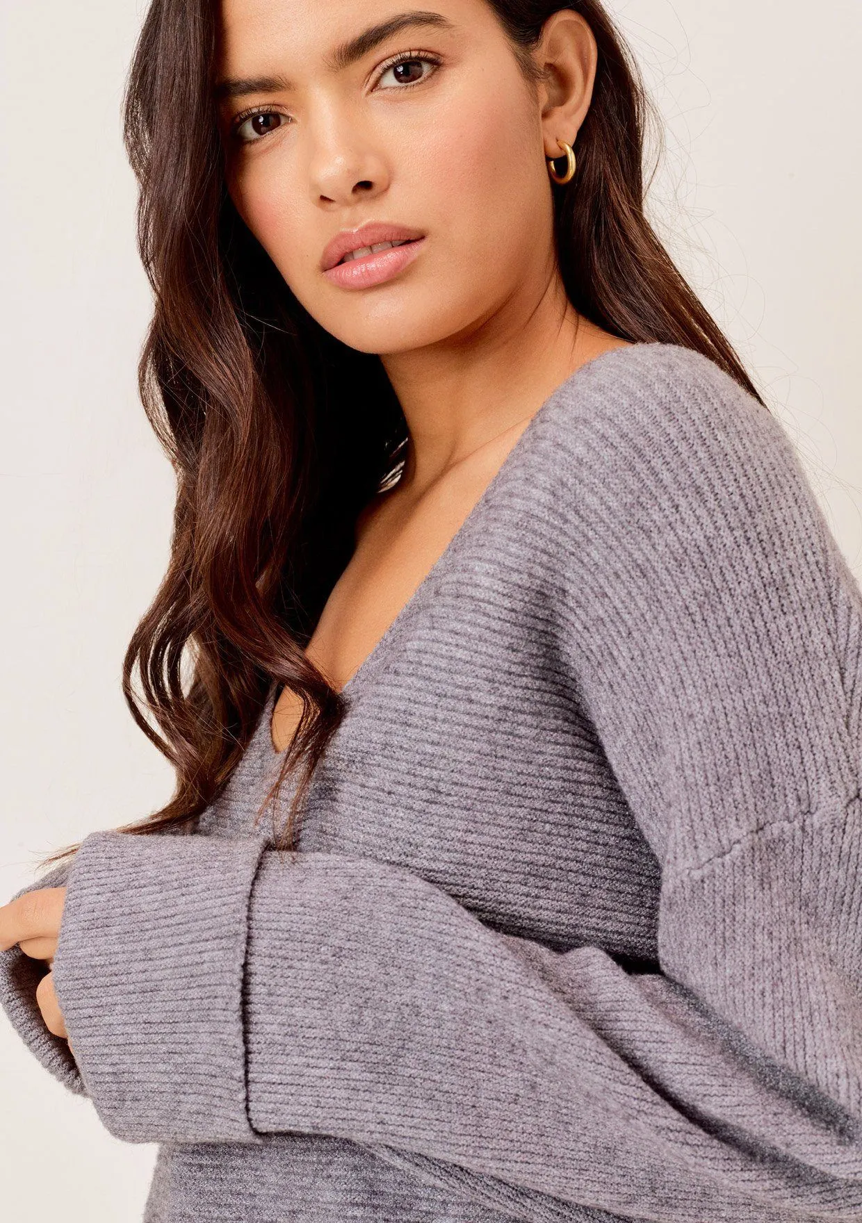 Amaris Slouchy Ribbed Sweater