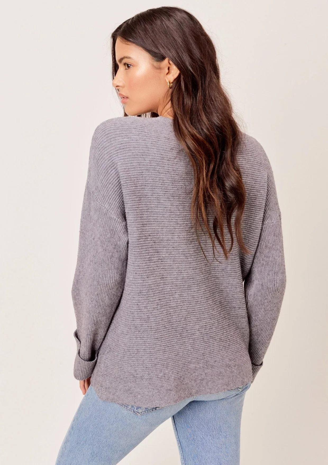Amaris Slouchy Ribbed Sweater