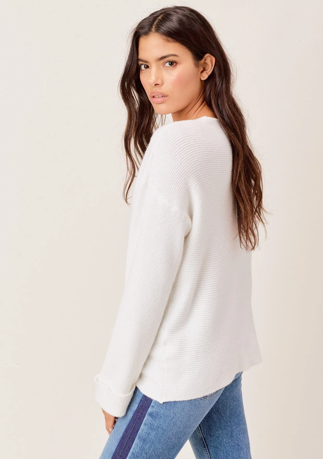 Amaris Slouchy Ribbed Sweater