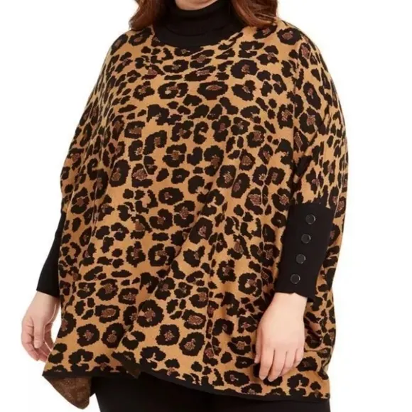 🔥Anne Klien Metallic Leopard Sweater