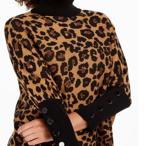 🔥Anne Klien Metallic Leopard Sweater