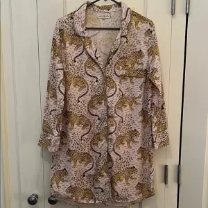 Anthropologie Leopard Print Pajama Top - PrintFresh