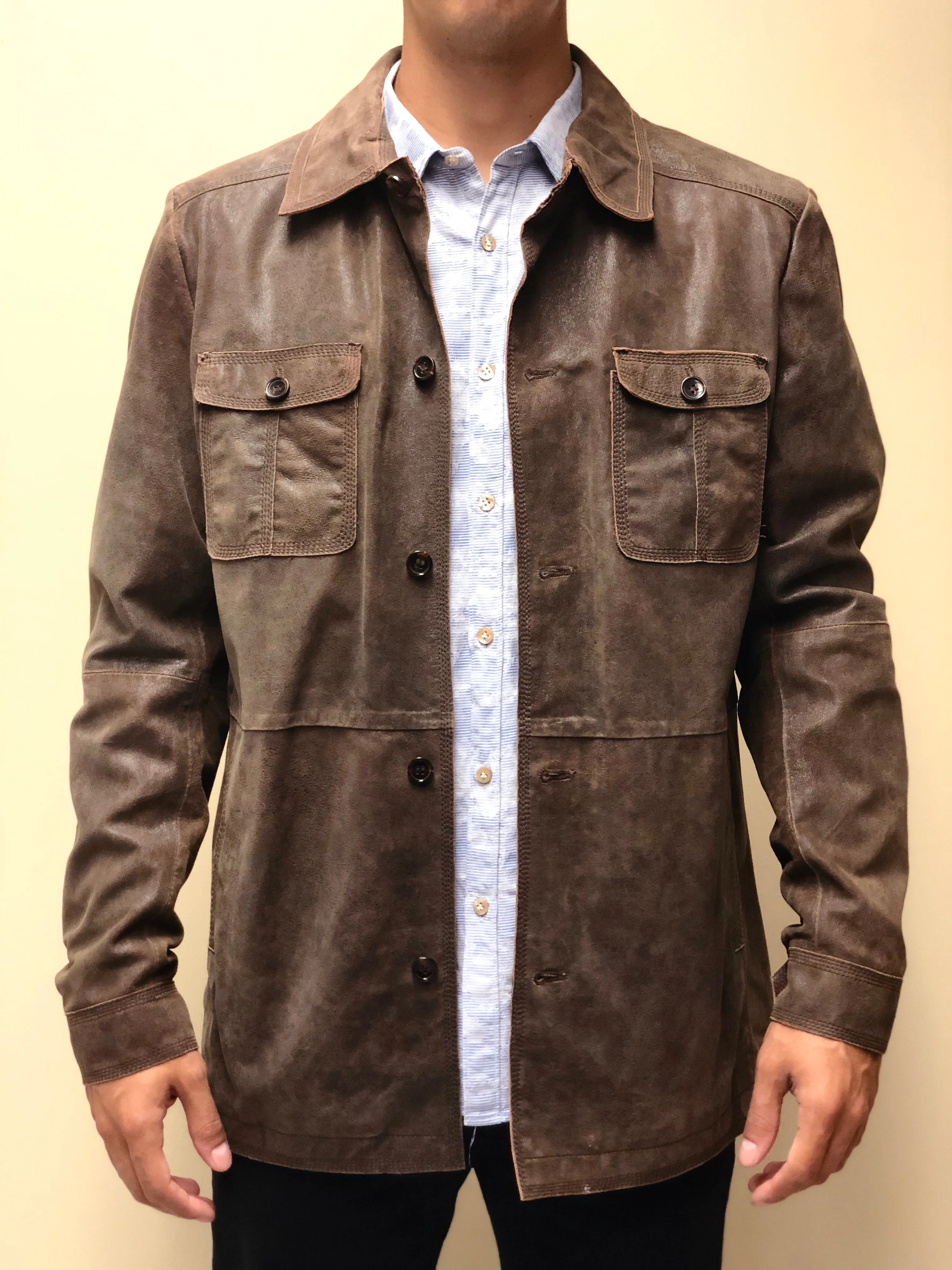 Antique Lamb Suede Jacket