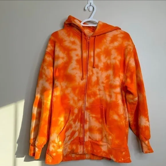 Aritzia Tna Cozy Fleece Boyfriend Full Zip Hoodie