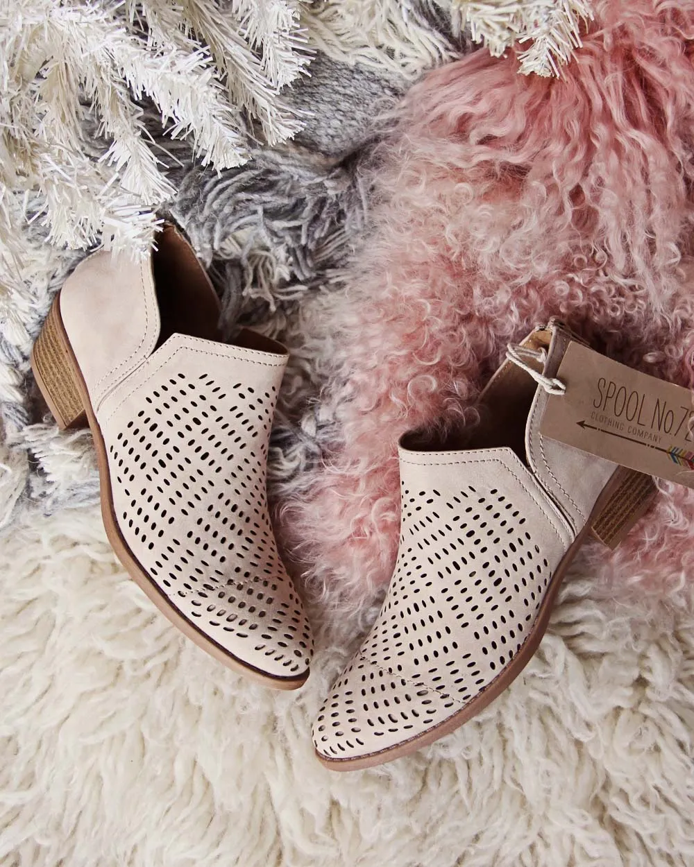 Austin Booties in Stone