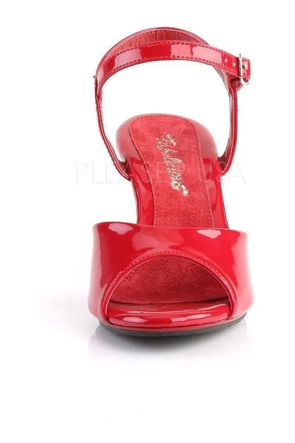 BELLE-309 Sandal | Red Patent
