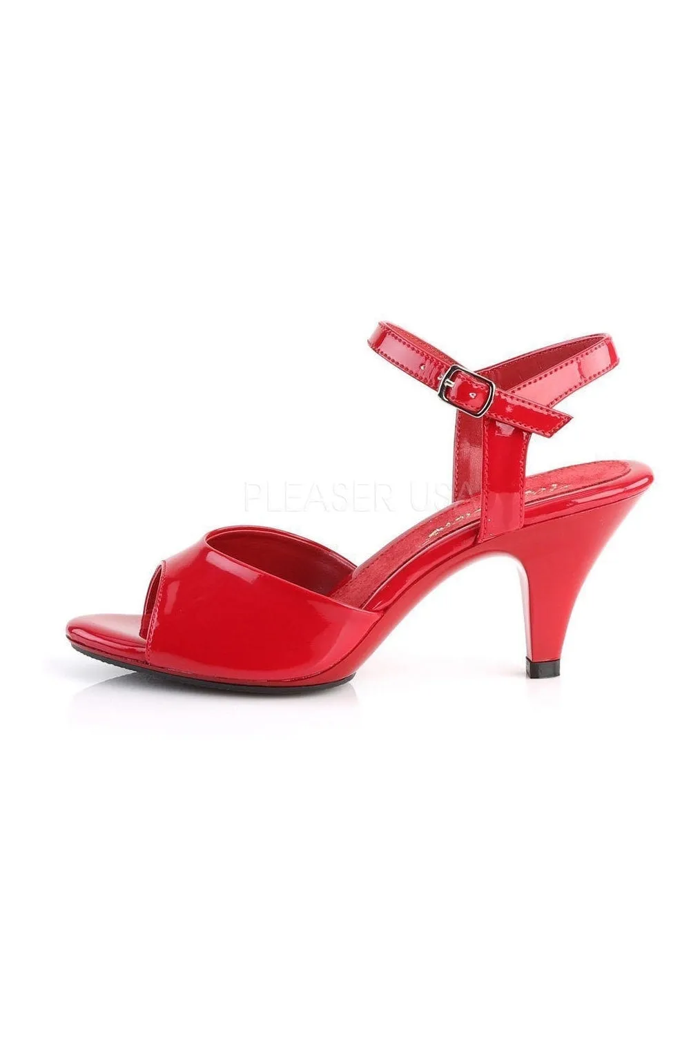 BELLE-309 Sandal | Red Patent