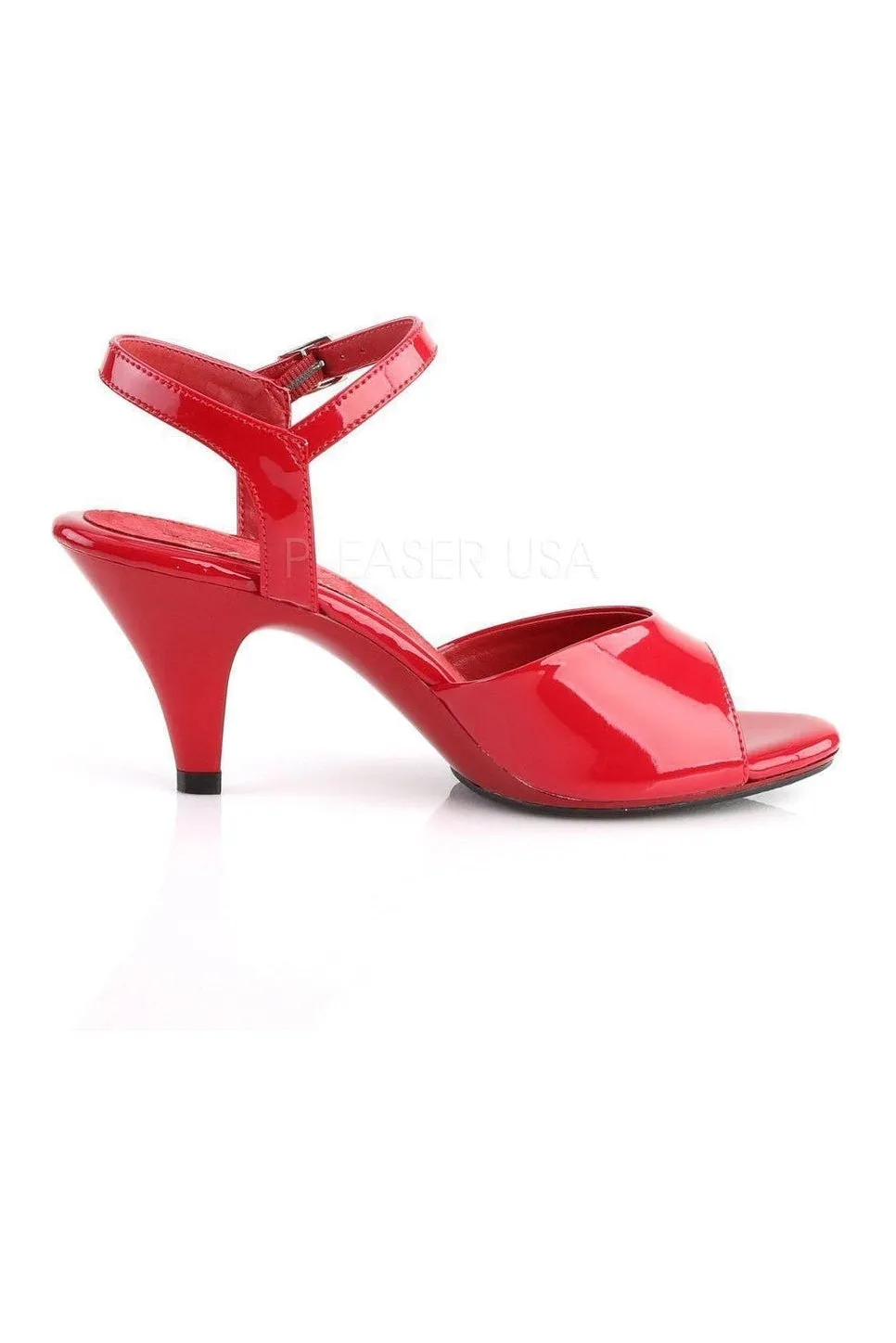 BELLE-309 Sandal | Red Patent
