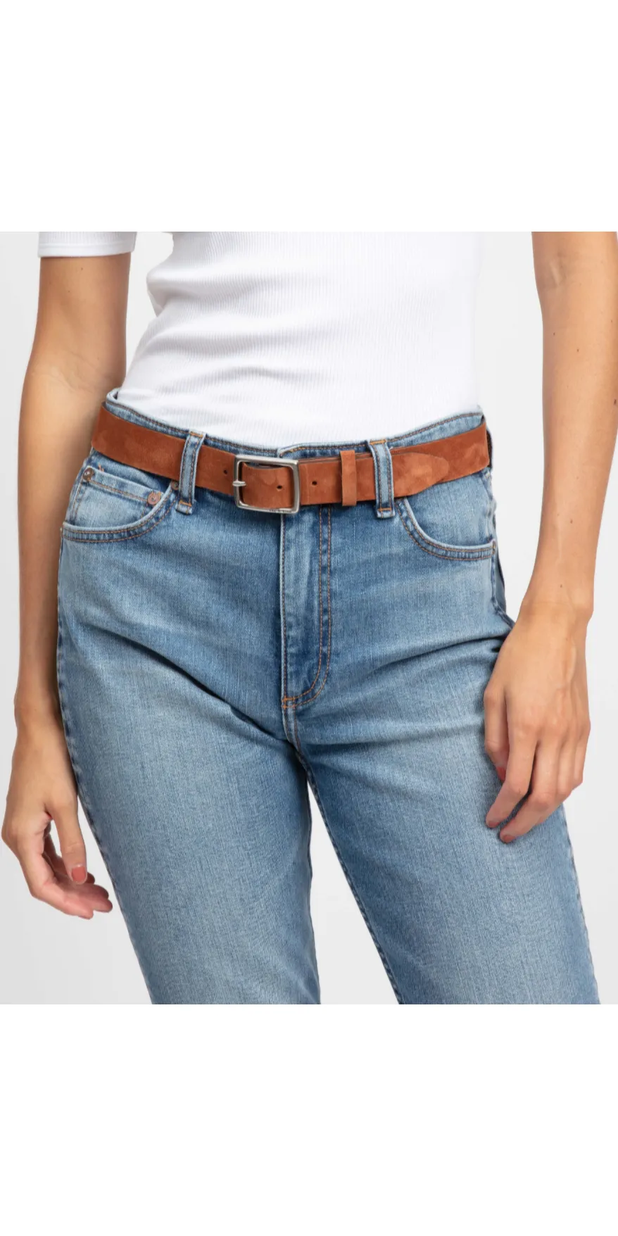 Boyfriend Belt - Peony   Redwood