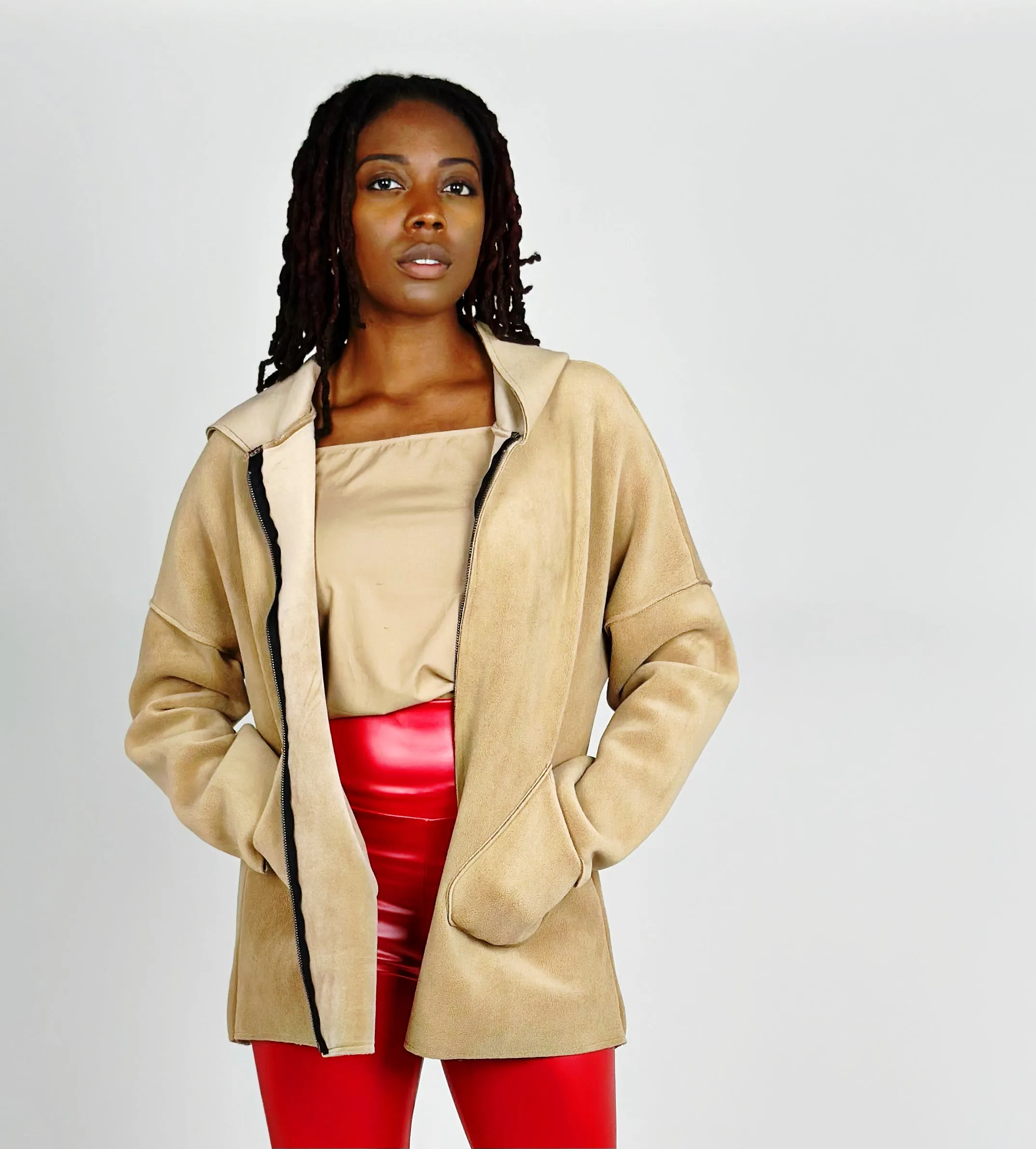 Brown Hooded Coat