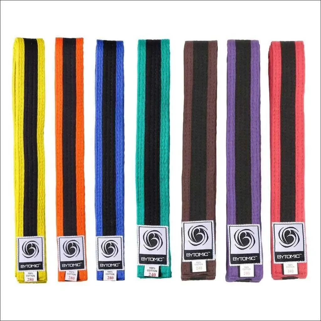 Bytomic Black Stripe Belt Pack of 10