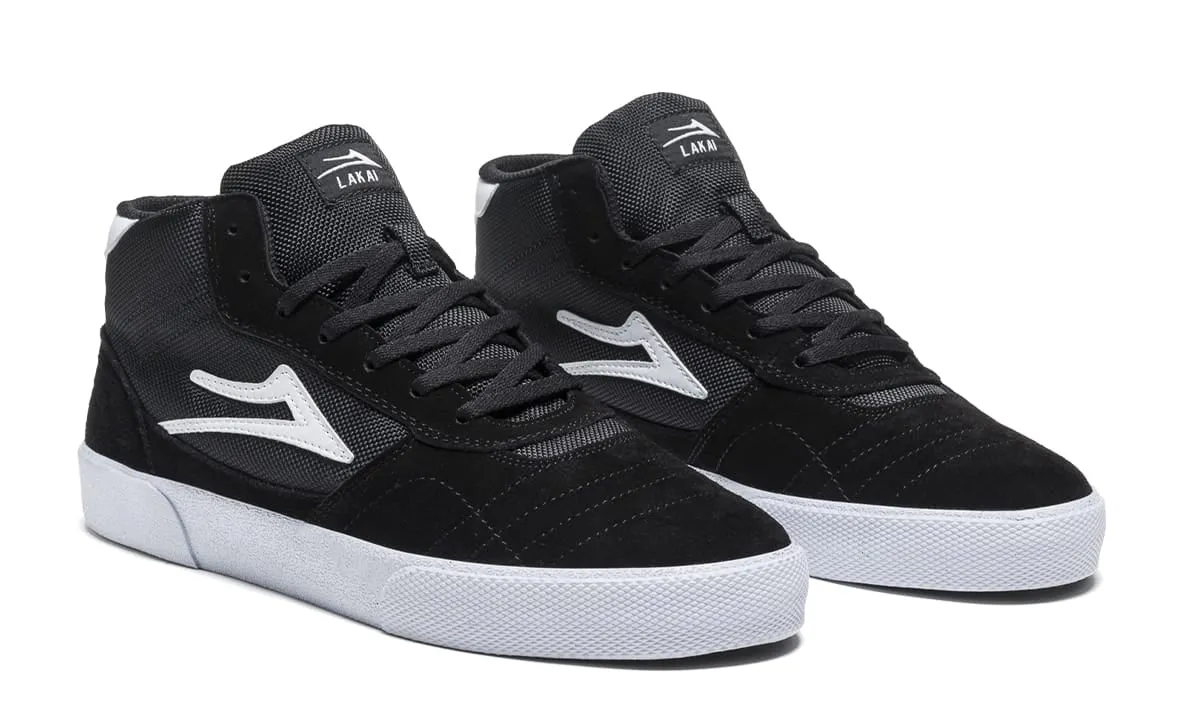 Cambridge Mid - Black/White Suede