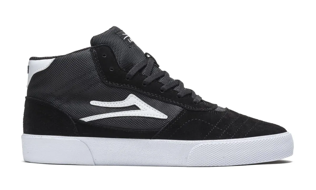 Cambridge Mid - Black/White Suede