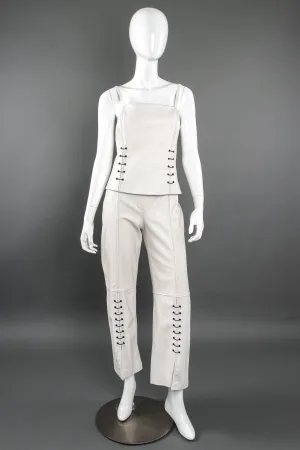 Chained Leather Tank & Pant Set