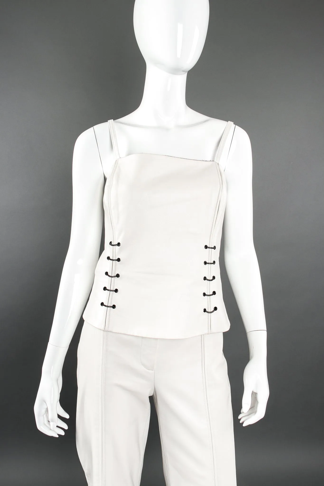 Chained Leather Tank & Pant Set