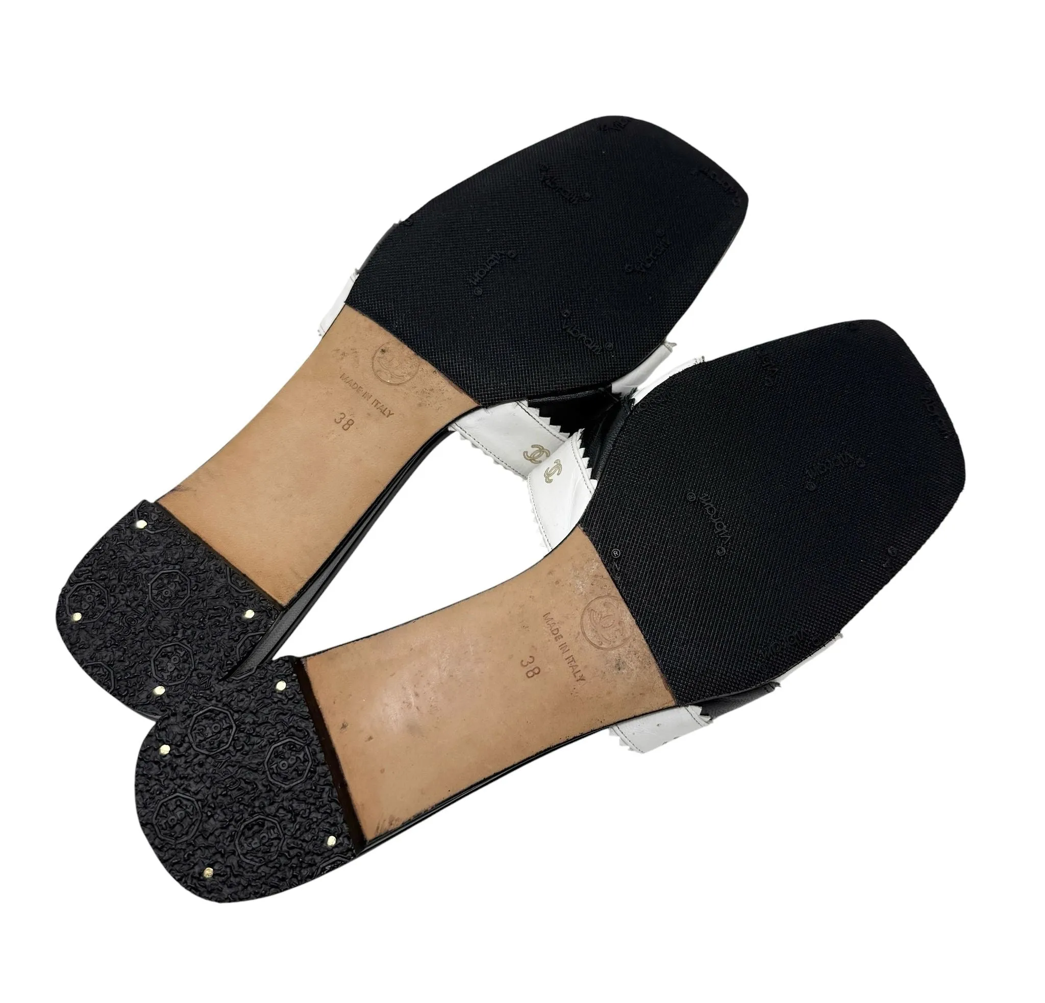 Chanel Black and White Logo Slides
