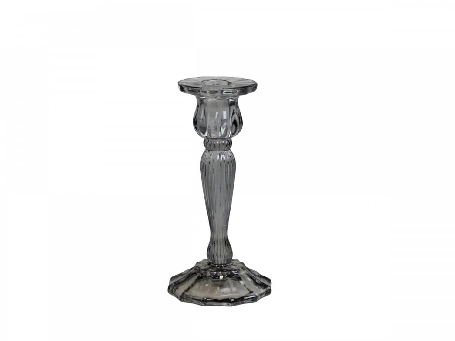 Chic Antique Lysestage m. riller