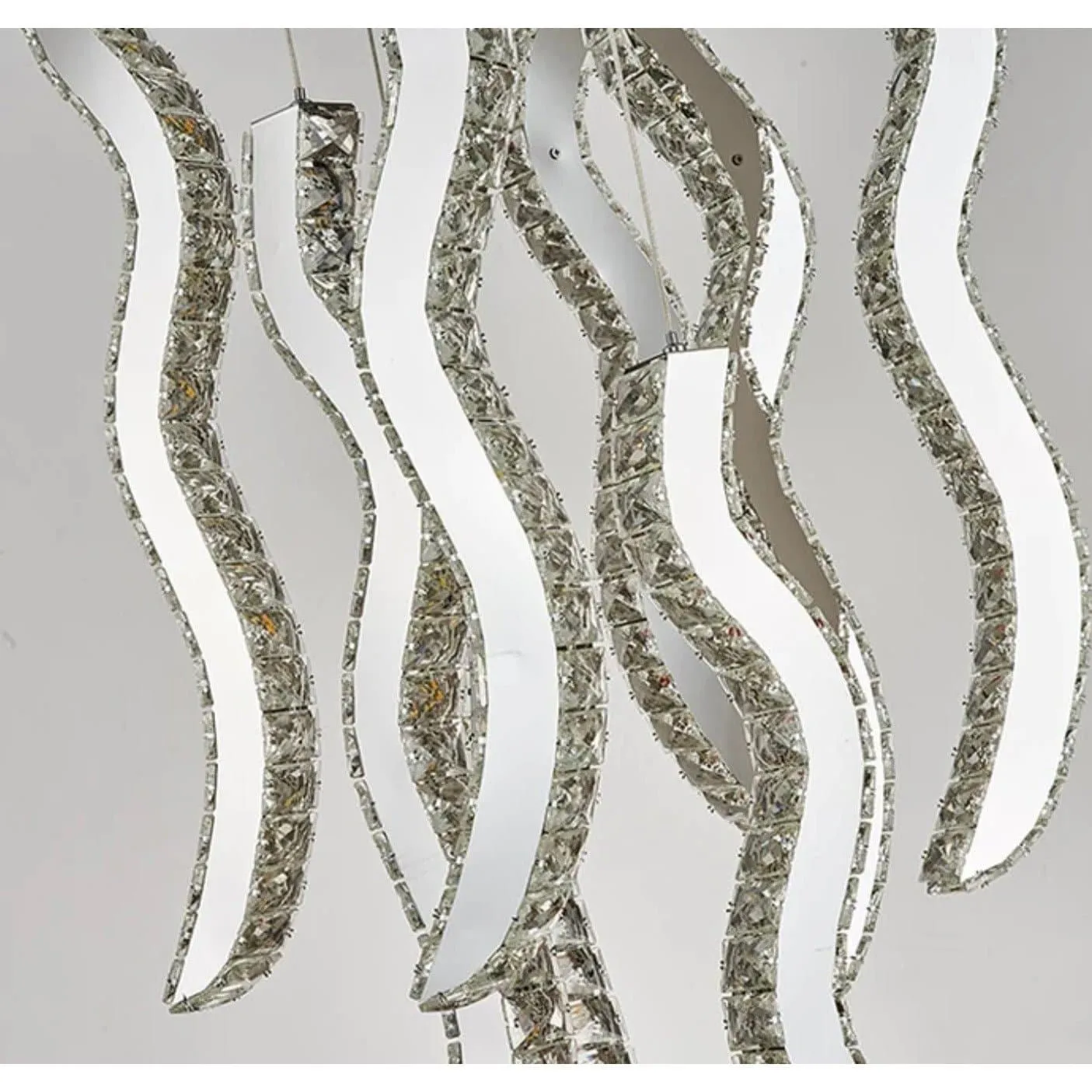 Crystal Wave Light Fixture