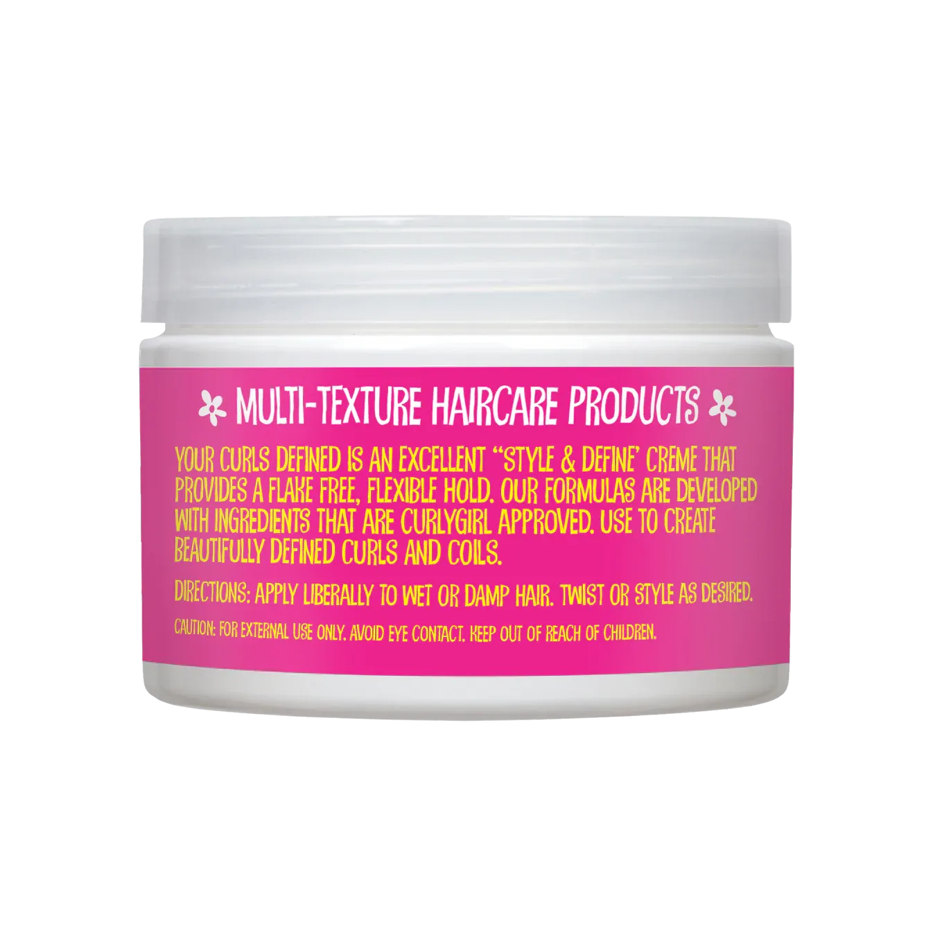 CurlyChic Your Curls Defined Flexible Hold Twisting Curling Creme 12oz