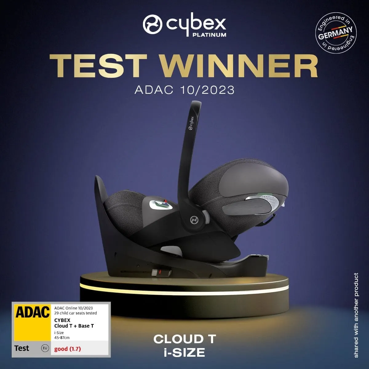 Cybex Cloud T Car Seat│ Cozy Beige  