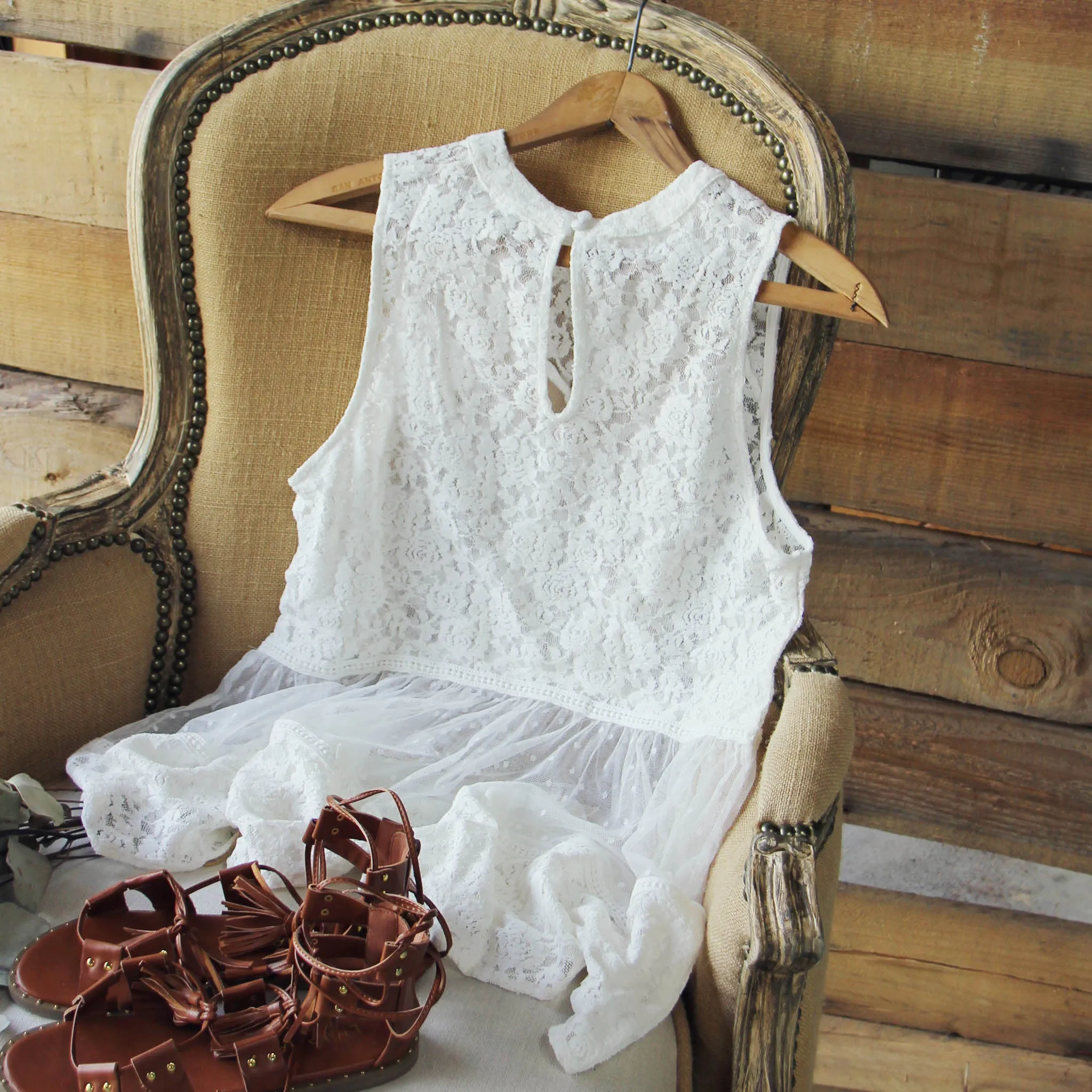 Desert Dawn Lace Tank
