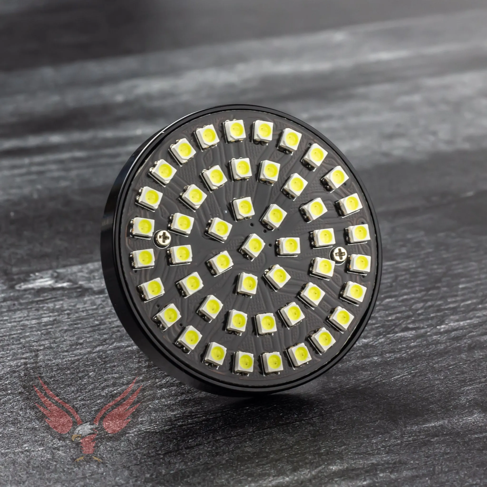 Eagle Lights SUNBURST 2" LED Turn Signals for Harley Davidson and Yamaha Models - Front 1157 / Rear 1156 / Rear LEDs Red