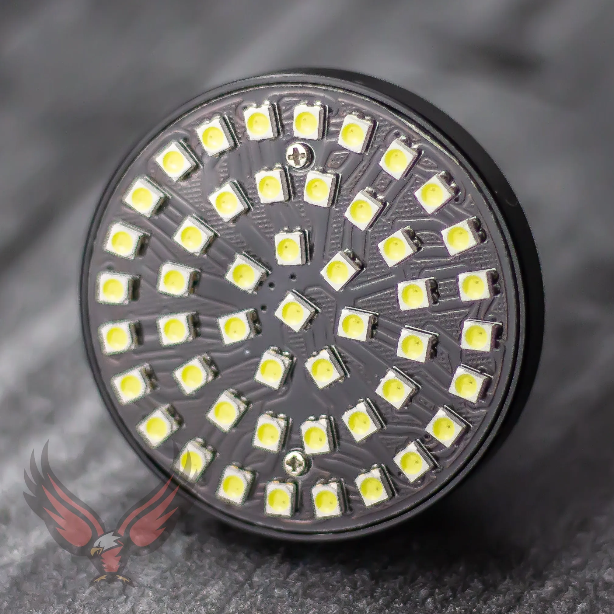 Eagle Lights SUNBURST 2" LED Turn Signals for Harley Davidson and Yamaha Models - Front 1157 / Rear 1156 / Rear LEDs Red