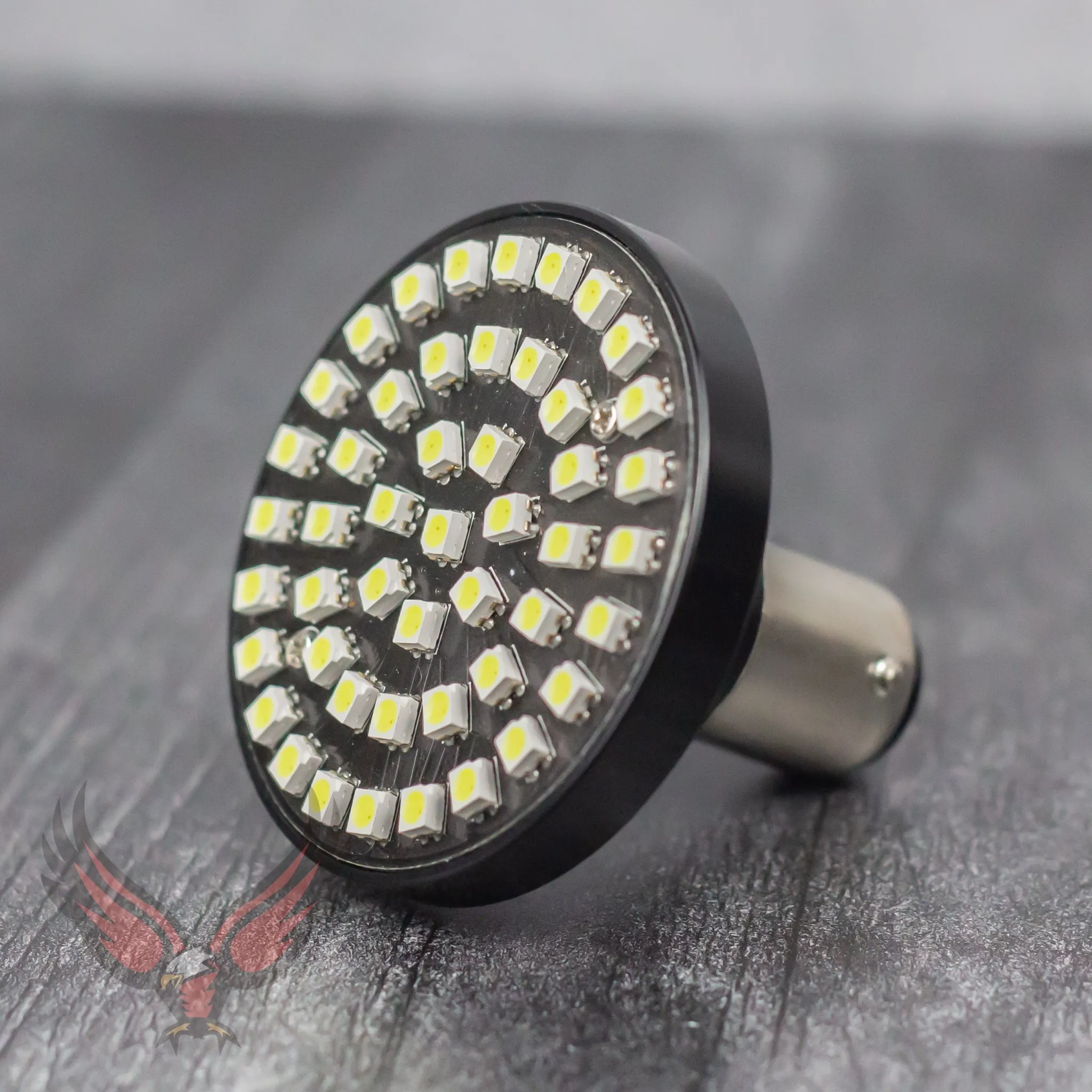 Eagle Lights SUNBURST 2" LED Turn Signals for Harley Davidson and Yamaha Models - Front 1157 / Rear 1156 / Rear LEDs Red