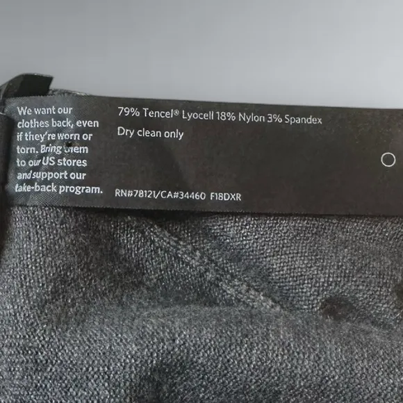 Eileen Fisher Charcoal Gray Women's Open Front Cardigan Soft Sweater Size: S/M