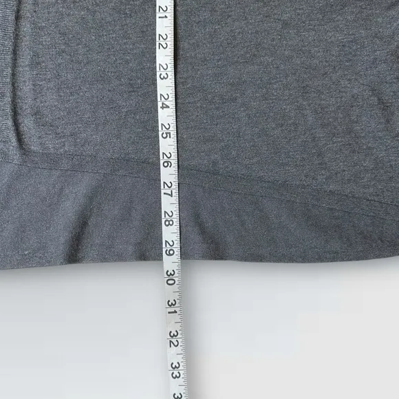 Eileen Fisher Charcoal Gray Women's Open Front Cardigan Soft Sweater Size: S/M