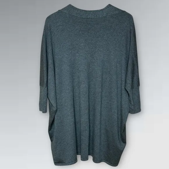 Eileen Fisher Charcoal Gray Women's Open Front Cardigan Soft Sweater Size: S/M